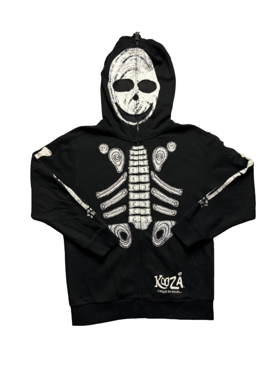 Sudadera cremallera Kooza Skeleton Y2k retro - XS