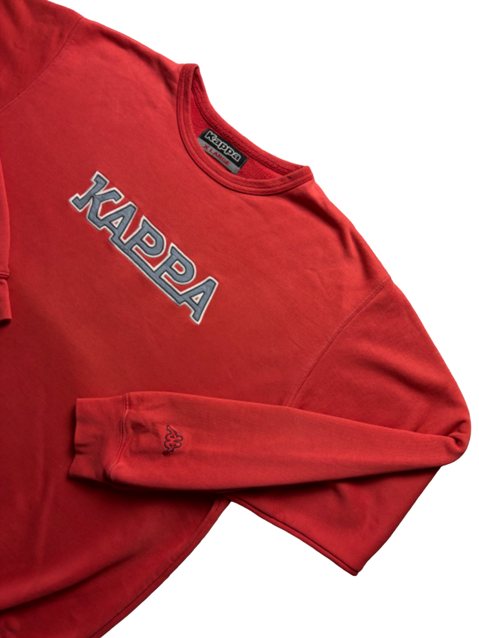 Sudadera retro Kappa logo bordado 00s - XL