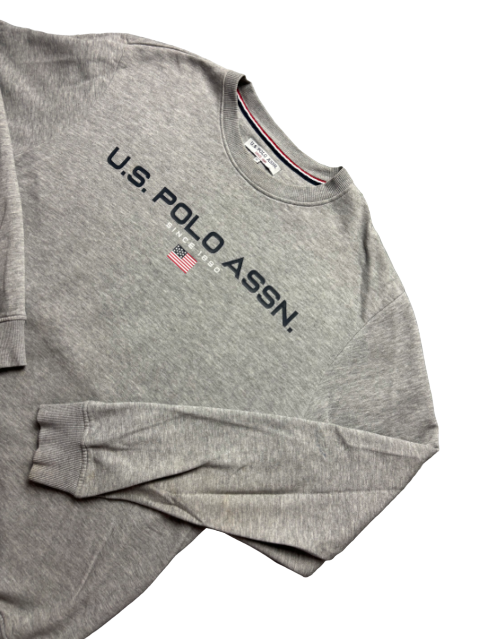 Sudadera cuello redondo U.S. Polo Assn. retro - XL
