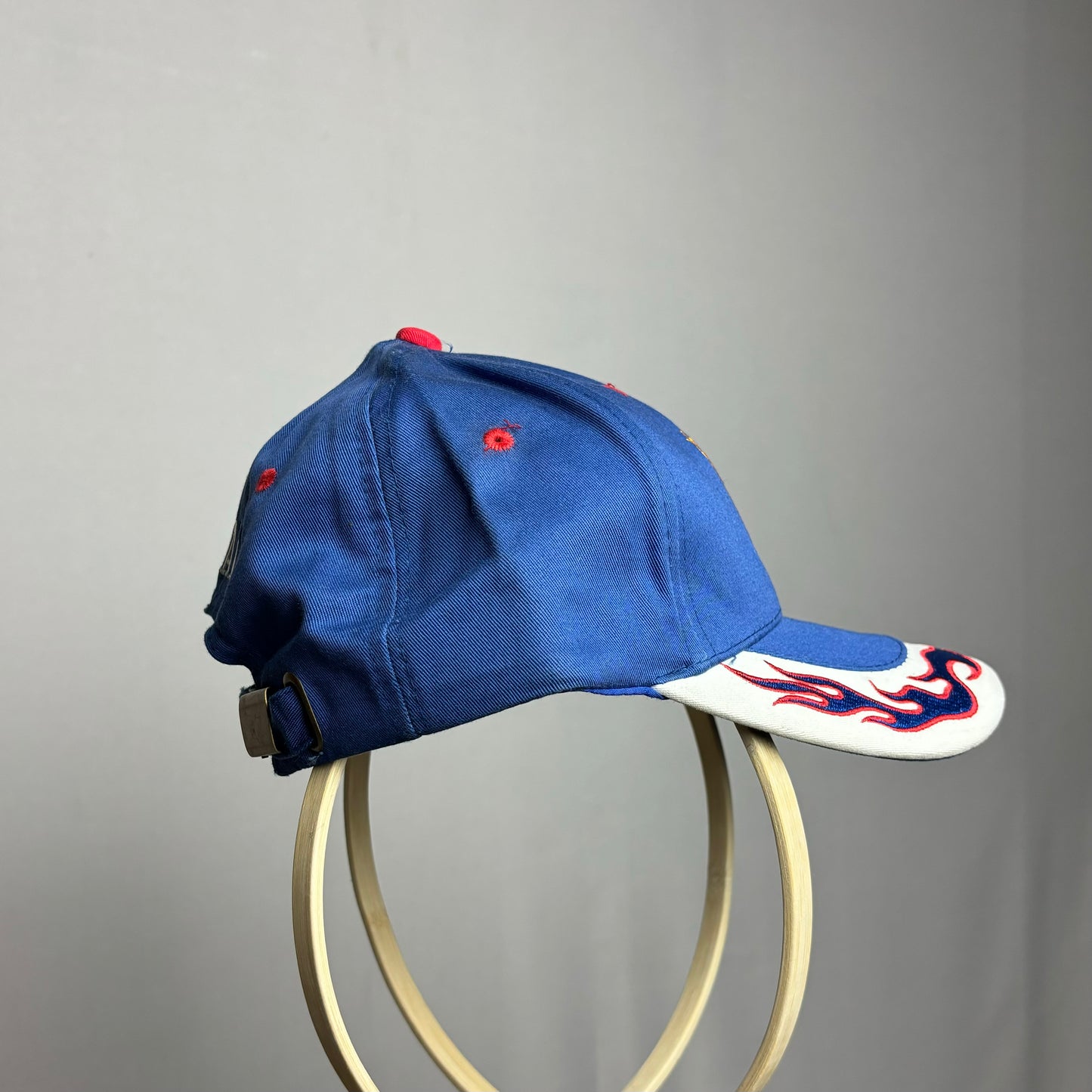 Gorra Italia con fuego Y2k - Ajustable