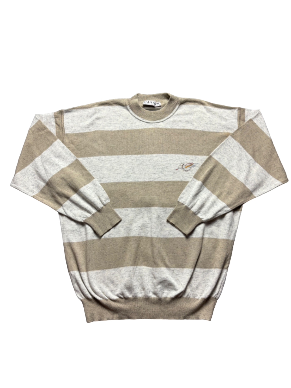 Jersey cuello redondo vintage Y2k logo bordado - Large