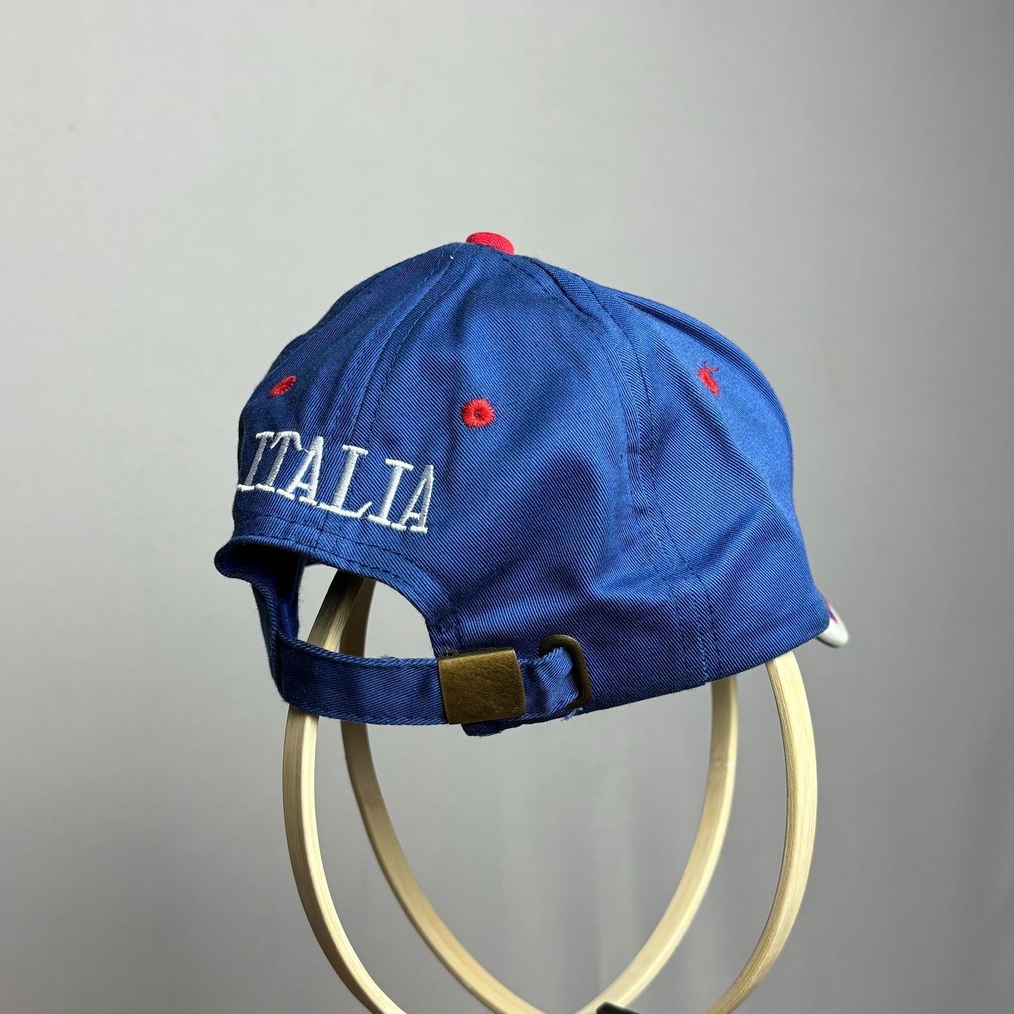 Gorra Italia con fuego Y2k - Ajustable