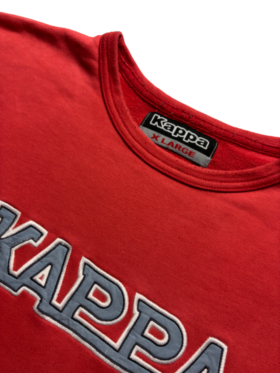 Sudadera retro Kappa logo bordado 00s - XL