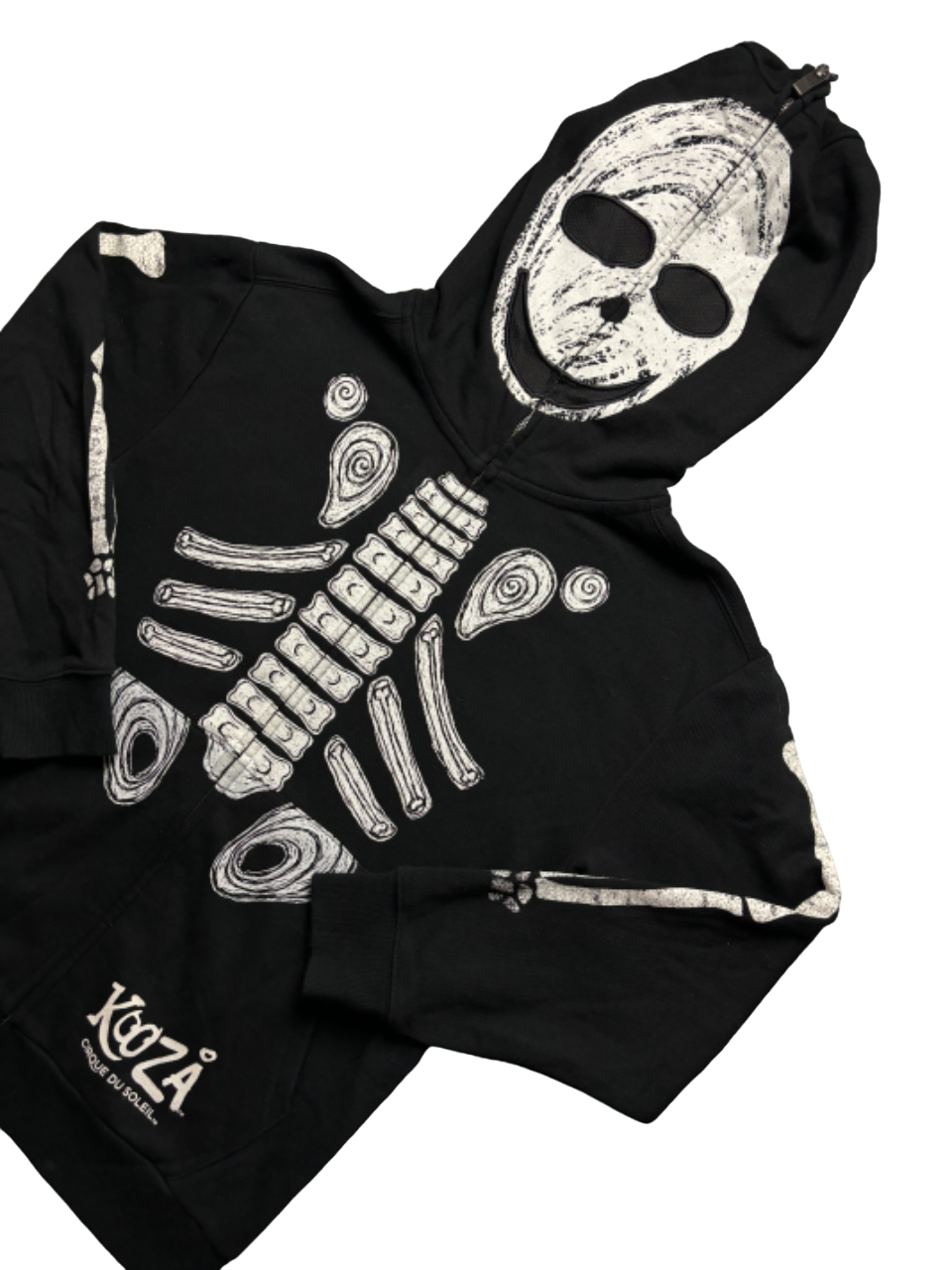 Sudadera cremallera Kooza Skeleton Y2k retro - XS