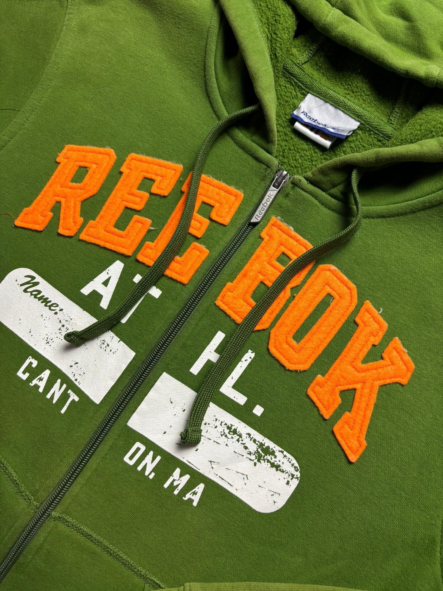 Sudadera cremallera Reebok Classic USA 00s - Small