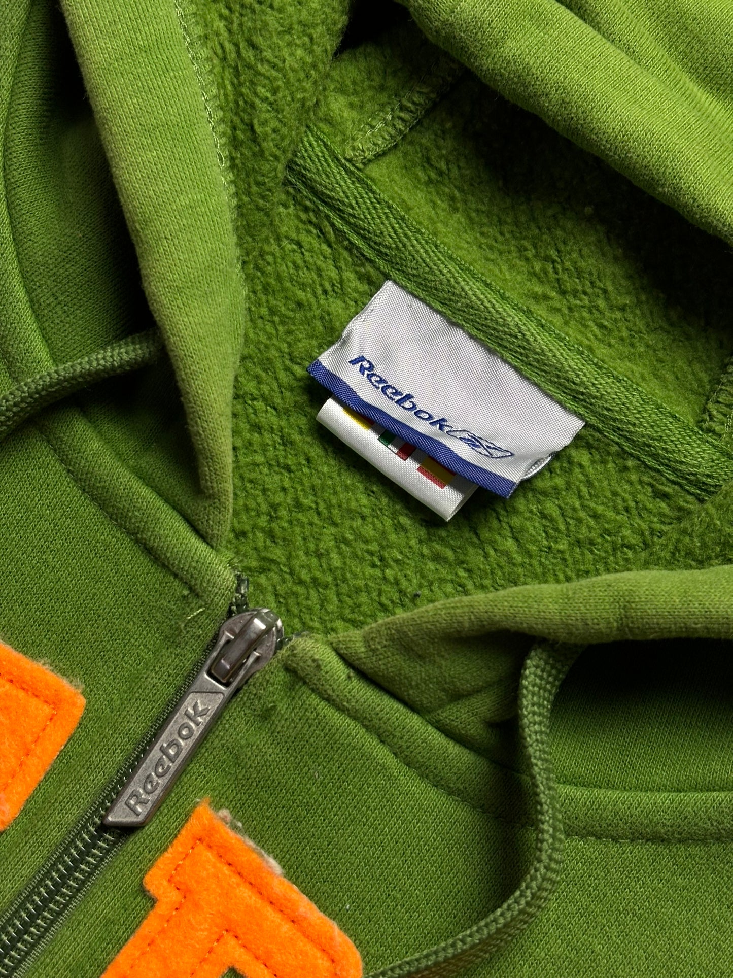 Sudadera cremallera Reebok Classic USA 00s - Small