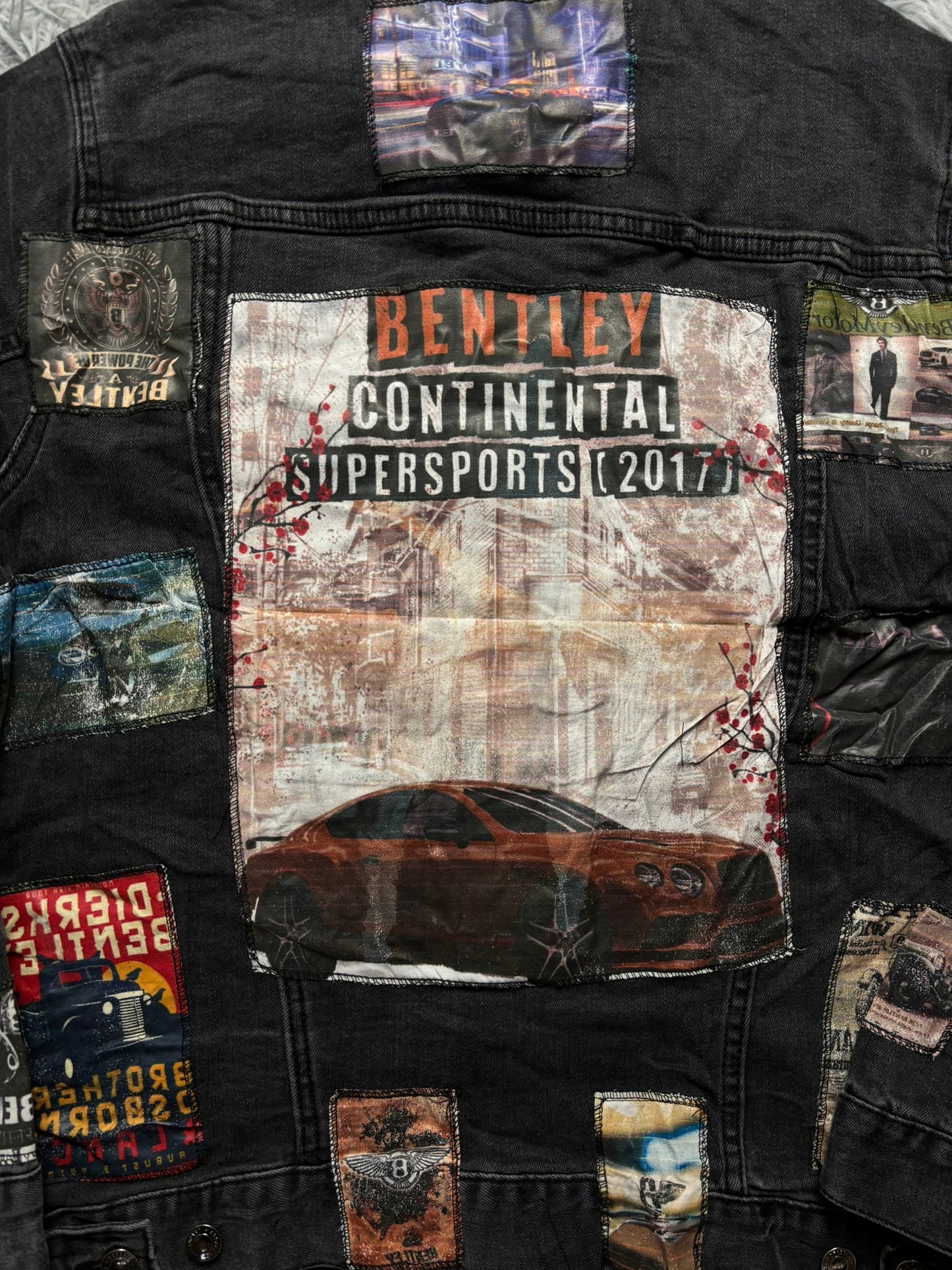 Cazadora vaquera custom Bentley vintage - Medium