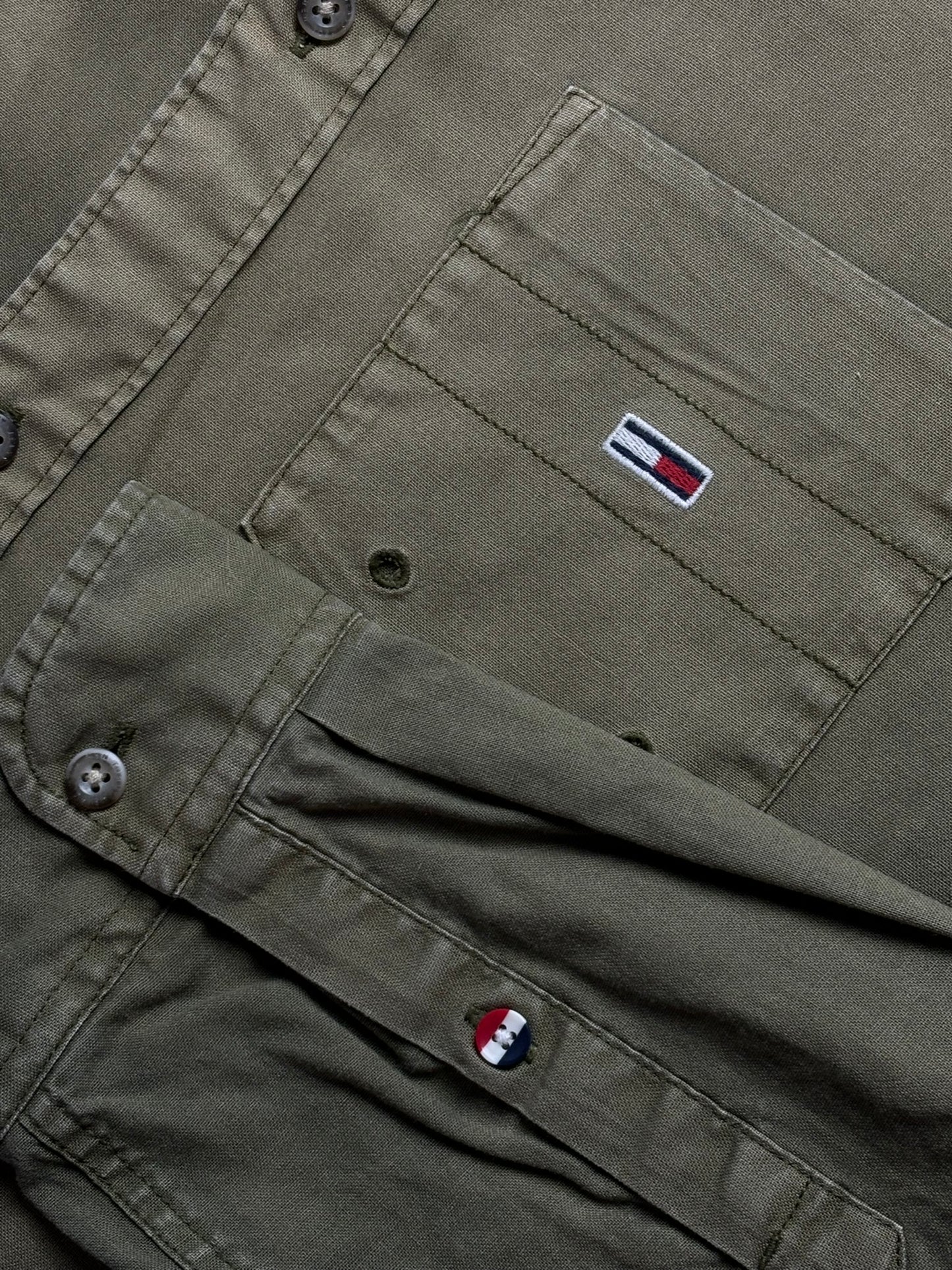 Camisa vaquera Tommy Jeans estilo gastada - Medium