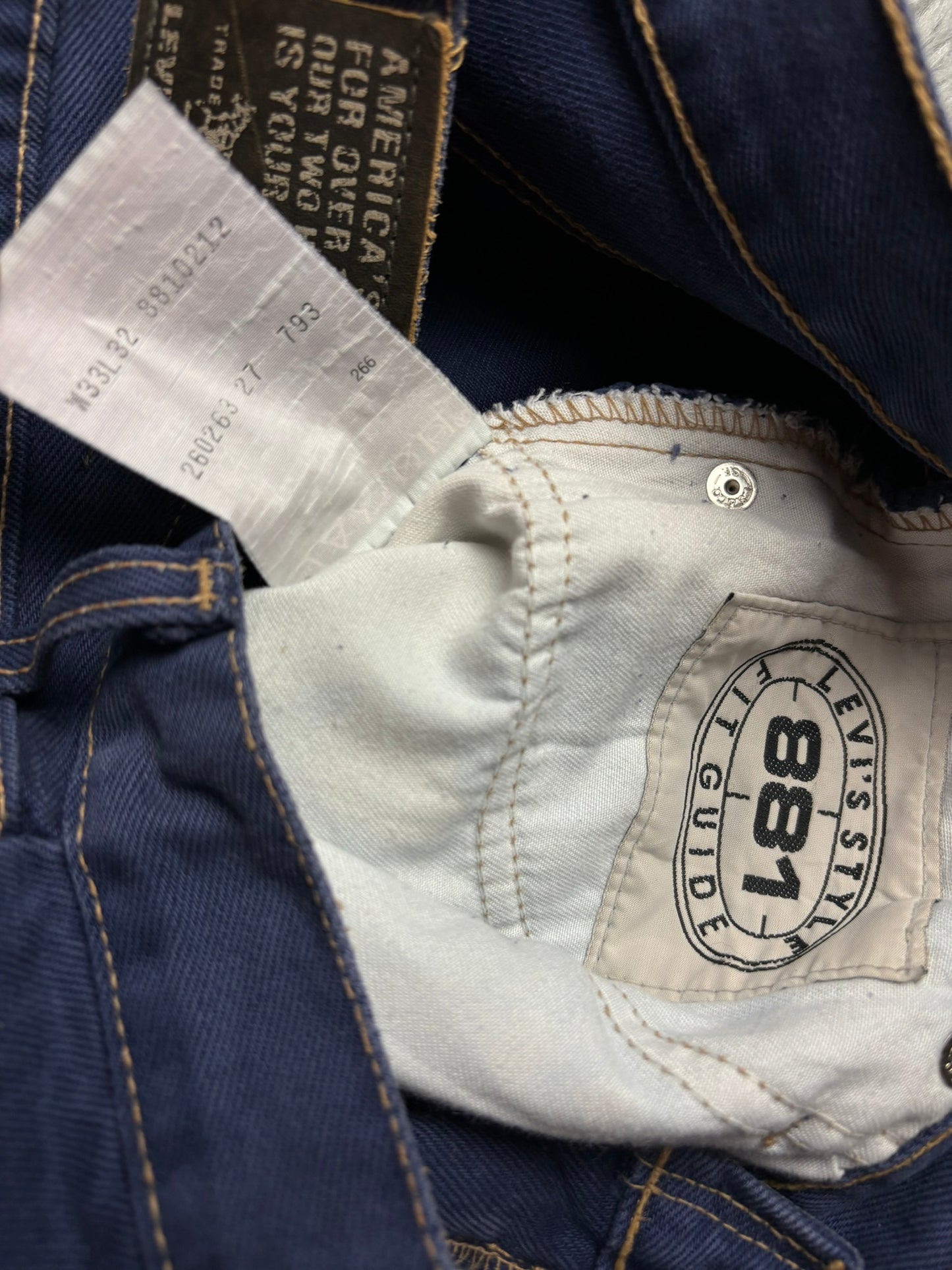 Vaquero Levis Strauss 881 retro USA - Medium