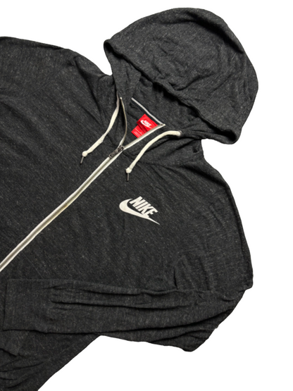 Sudadera cremallera Nike vintage granulada - Small