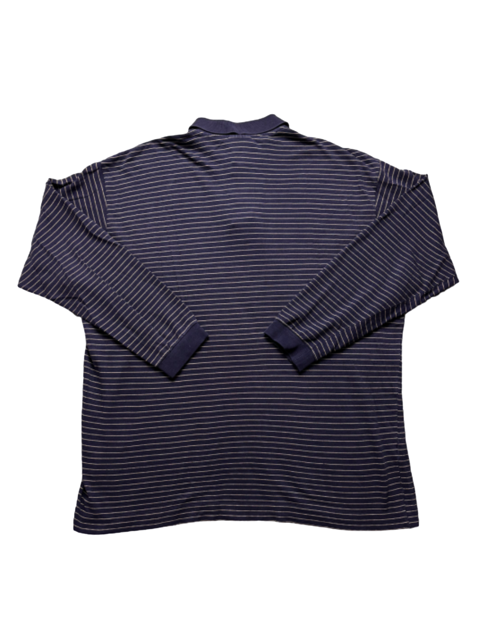 Polo largo Lacoste retro a rayas - XL