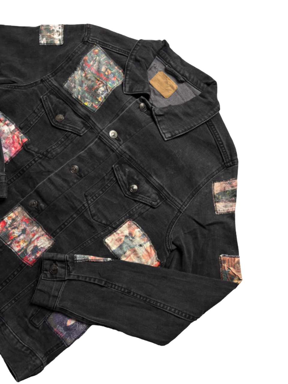 Cazadora vaquera custom The Stones Roses vintage - Medium