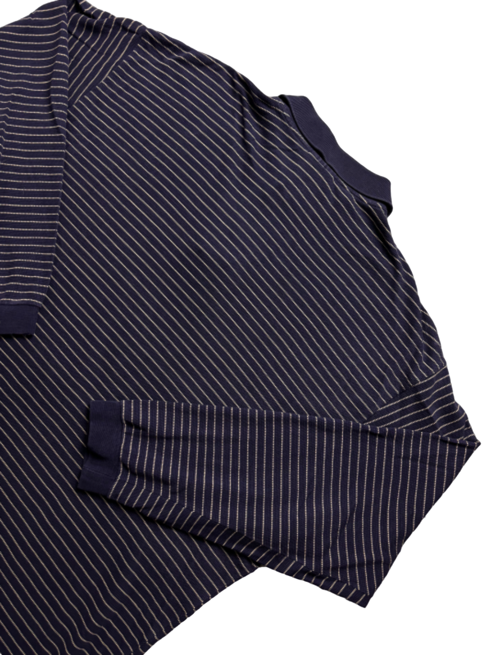 Polo largo Lacoste retro a rayas - XL