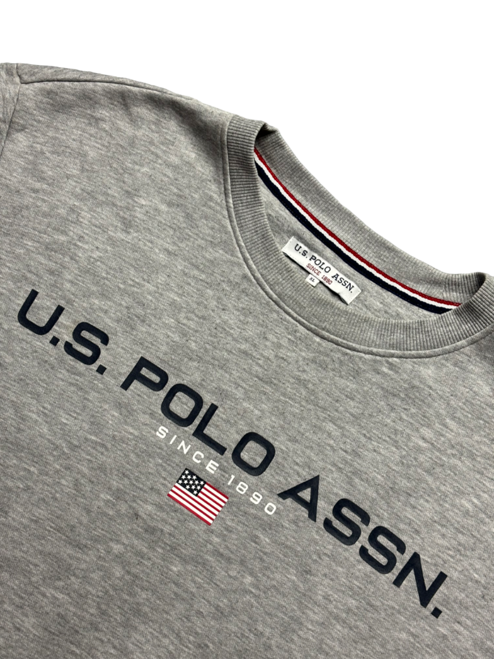 Sudadera cuello redondo U.S. Polo Assn. retro - XL