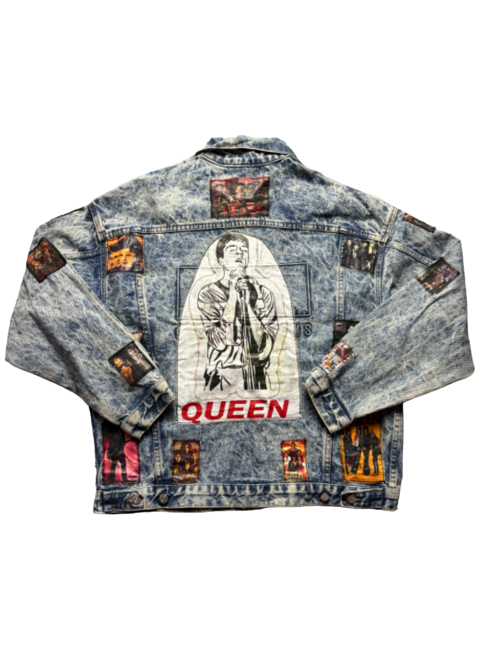 Cazadora vaquera custom Queen vintage - Large