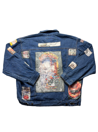 Cazadora vaquera custom Harley Davidson vintage - XL