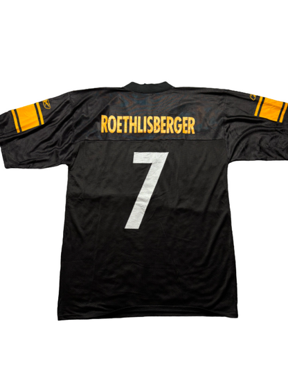 Camiseta Reebok X NFL Steelers Roethlisberger 7 retro USA - Large