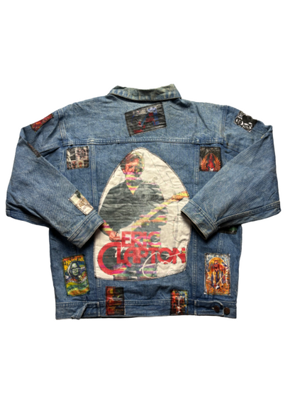 Cazadora vaquera costum Eric Clapton vintage - Large