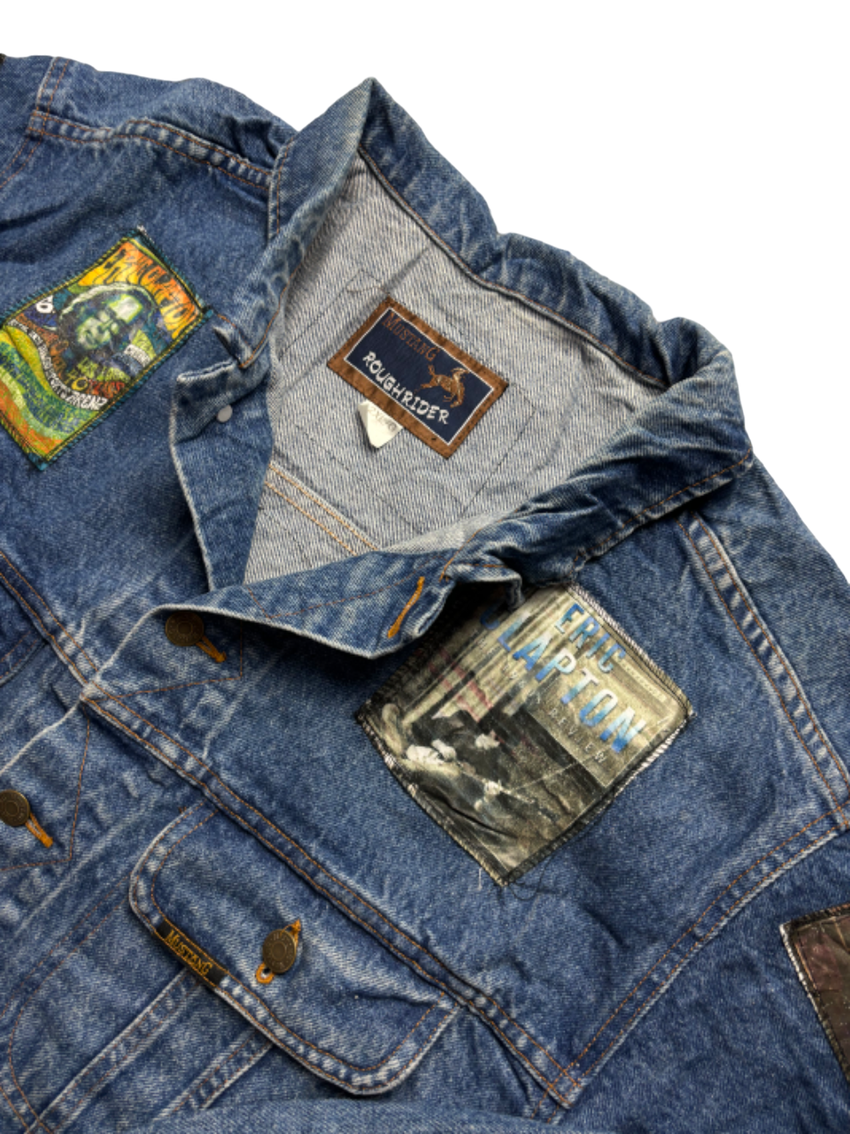 Cazadora vaquera custom Eric Clapton vintage - XXL