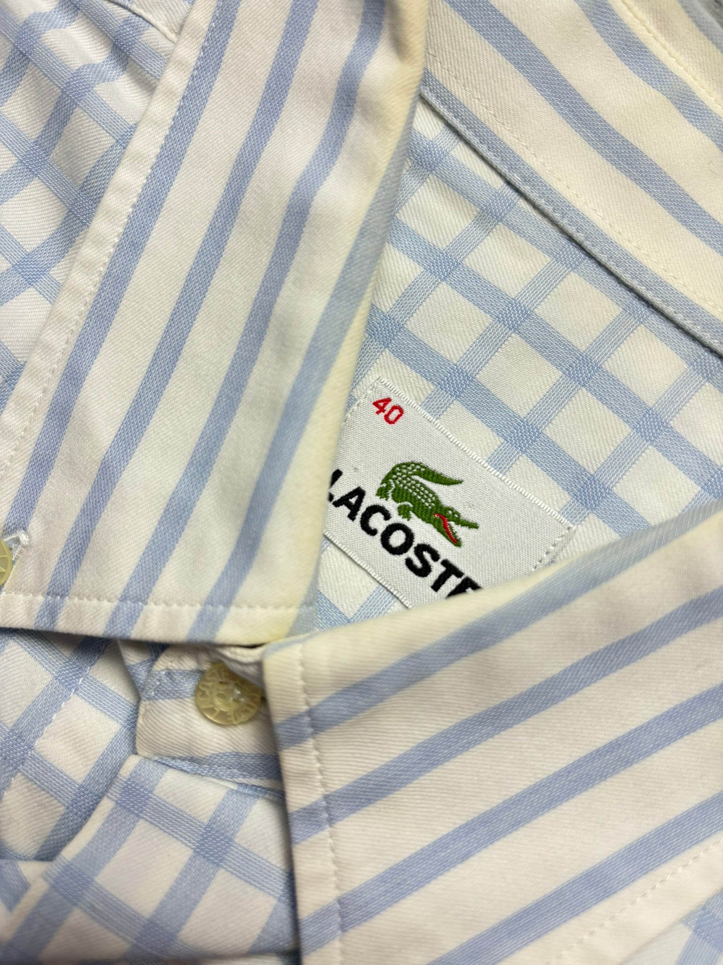 Camisa a cuadros Lacoste vintage - Large