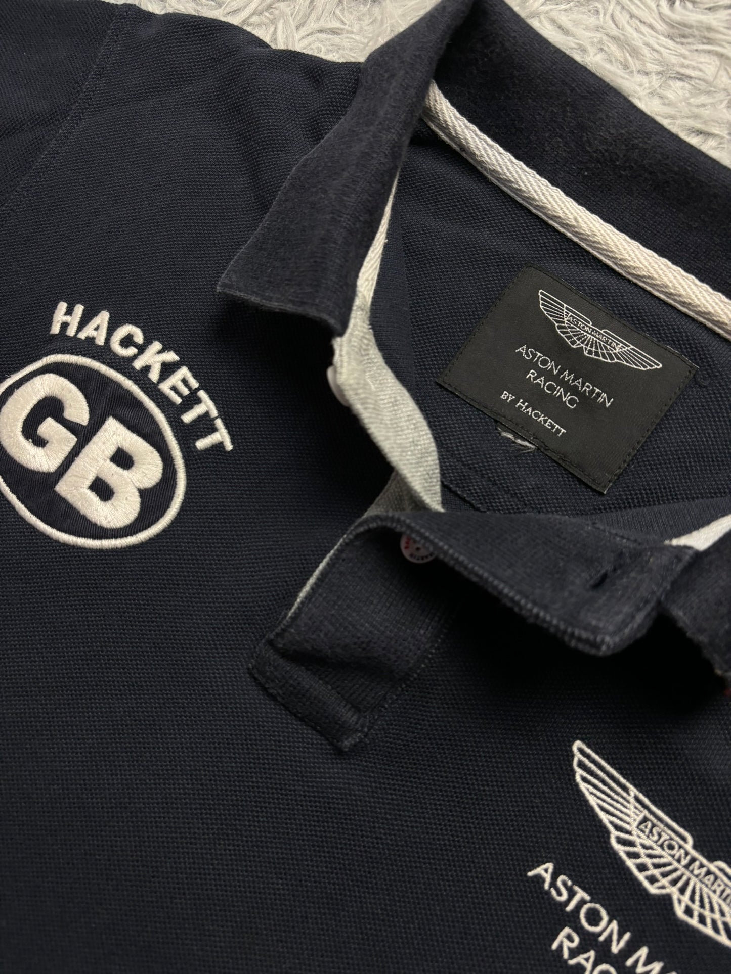 Polo largo Hackett Aston Martin Racing GB - Small