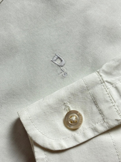 Camisa lisa Diesel Slim Fit logo bordado - XS