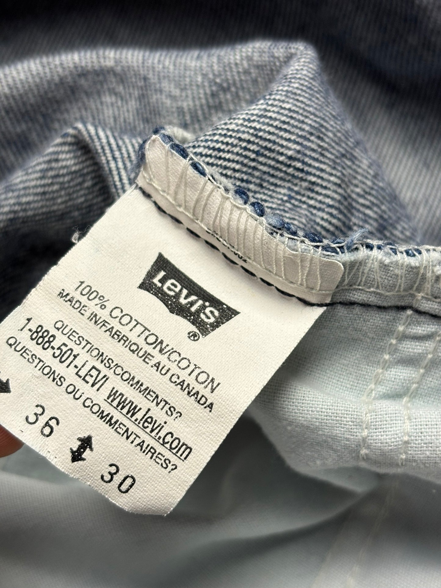 Vaquero Levis Strauss 501 W36 L30 Made In Canada retro - XL
